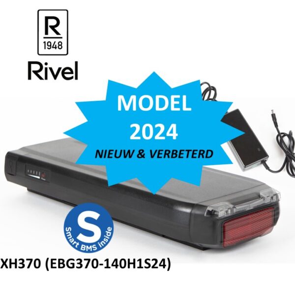 Phylion XH370 mart accu voor Rivel model 2024 (EBG370-140H1S24) LED