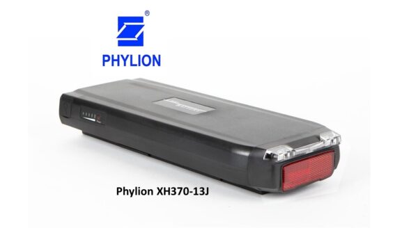 Phylion XH370-13J Wall-E-S fietsaccu met achterlicht voor diverse merken en modellen elektrische fietsen