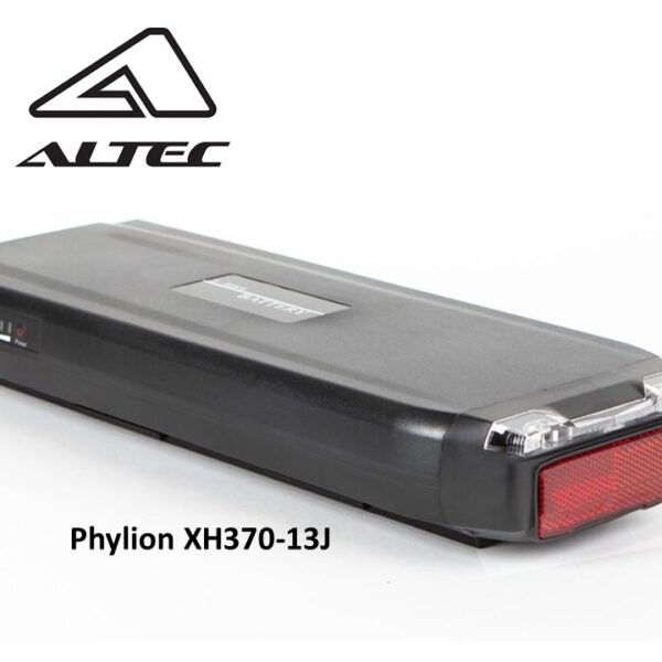 Phylion XH370-13J fietsaccu'smet achterlicht voor Altec elektrische fietsen