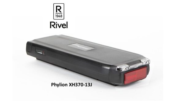Phylion XH370-13J wall-E-S fietsaccumet achterlicht voor Rivel elektrische fietsen