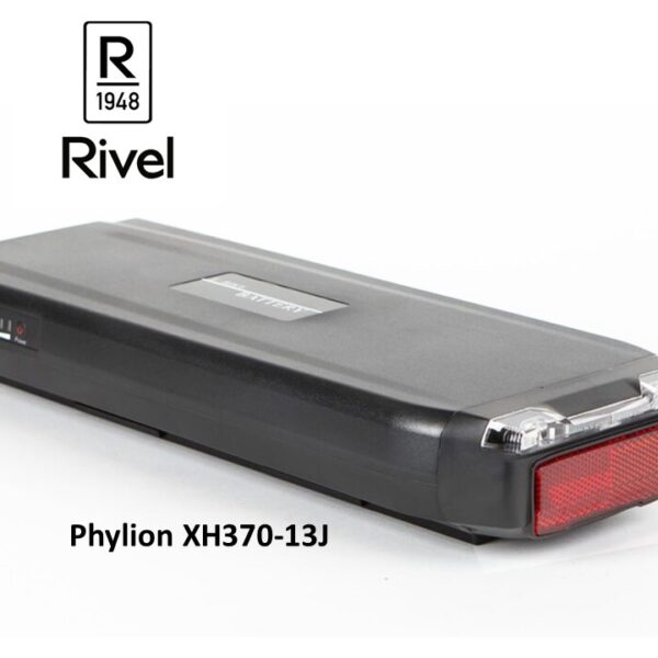 Phylion XH370-13J wall-E-S fietsaccumet achterlicht voor Rivel elektrische fietsen