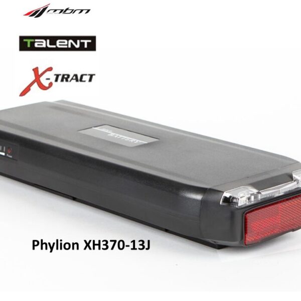 Phylion XH370-13J Wall-E-S fietsaccu met achterlicht voor Talent, X-tract en MBM elektrische fietsen