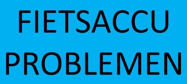 fietsaccu problemen