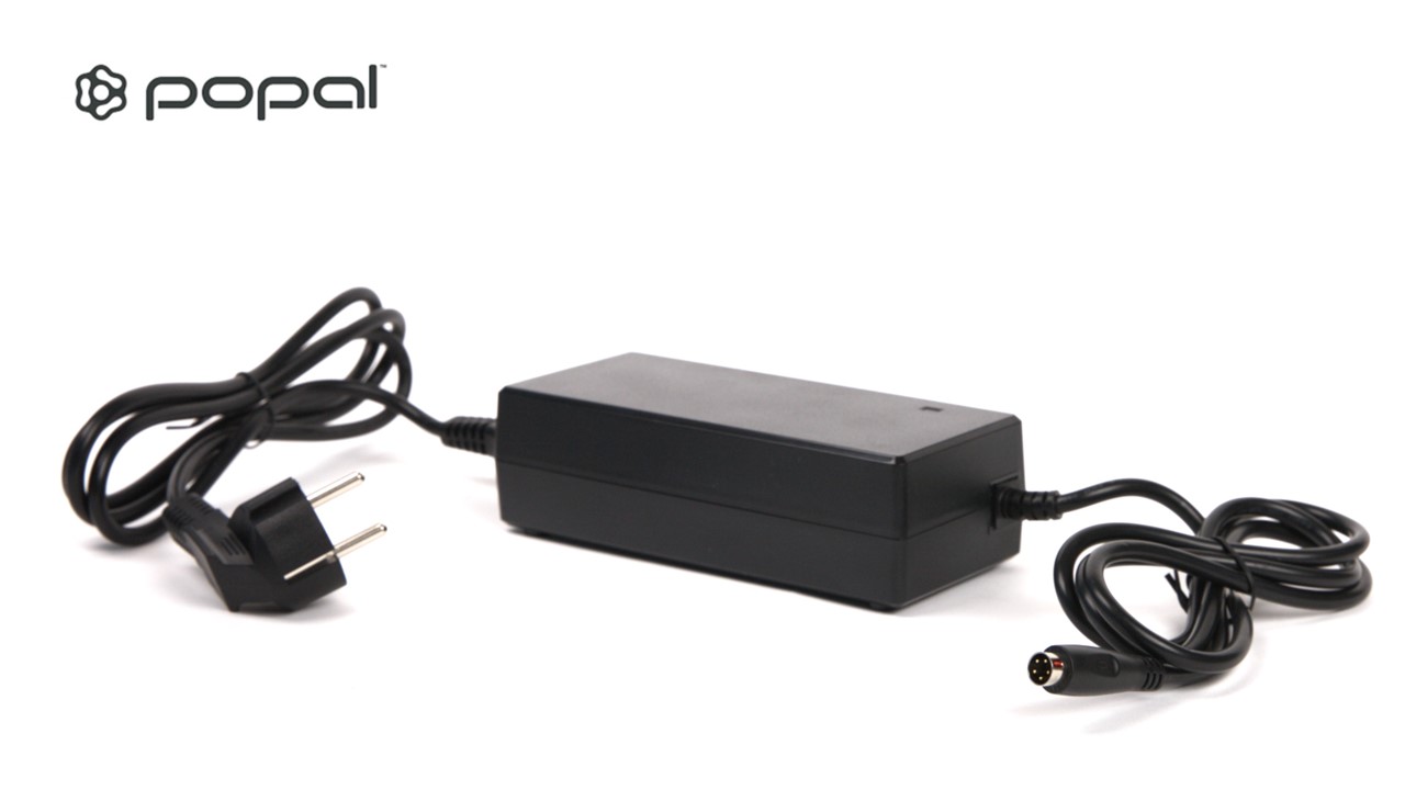 Popal oplader – 5-polige ronde metalen stekker – 42V 2A – SSLC084V42XH - RAP elektrische fietsen