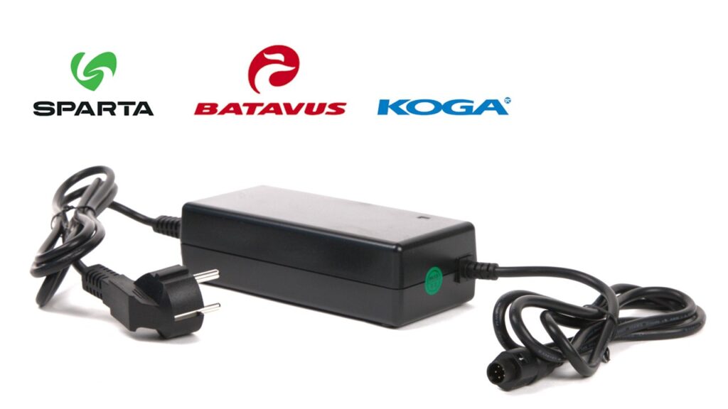 oplader voor Sparta, Batavus & Koga, sslc084v42xh 5-polig-rond-kunststof.