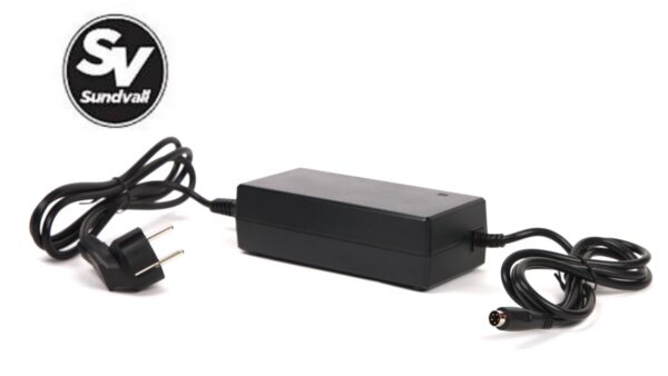 Sundvall charger – 5-pin round metal plug – 42V 2A – SSLC084V42XH - RAP electric bikes