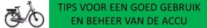Tips gebruik en beheer fietsaccu