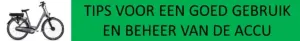 Tips gebruik en beheer fietsaccu
