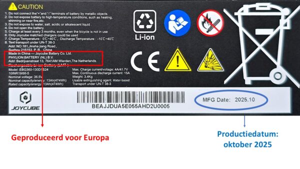 Phylion XH370 2026 generation sticker