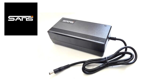 54,6V 2A e-bike oplader van Sans voor 48V accu – 5.5×2.1mm DC stekker - RAP elektrische fietsen